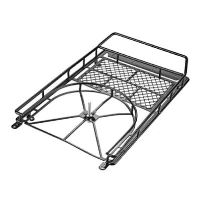XEBRAD RC Metall Gepäckträger Gepäckablage Dachgepäckträger SCX10 90046 D90 D110 CC01 F350 1/10 Rock Crawler Auto Dachgepäckträger für Spielzeugautos von XEBRAD